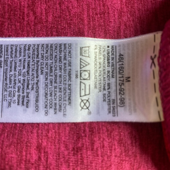 Gap Maternity Brushed Tech Jersey Magenta Medium - Picture 4 of 5